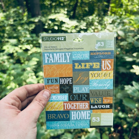 Studio 112 • Motivational Decal Die Cut Stickers - Blue, Orange, Green - Picture 1 of 1